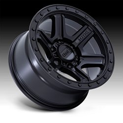 KMC KM551MB Outrun Matte Black Custom Truck Wheels 2